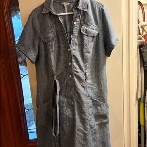 Max Studio Blue Midi Dress